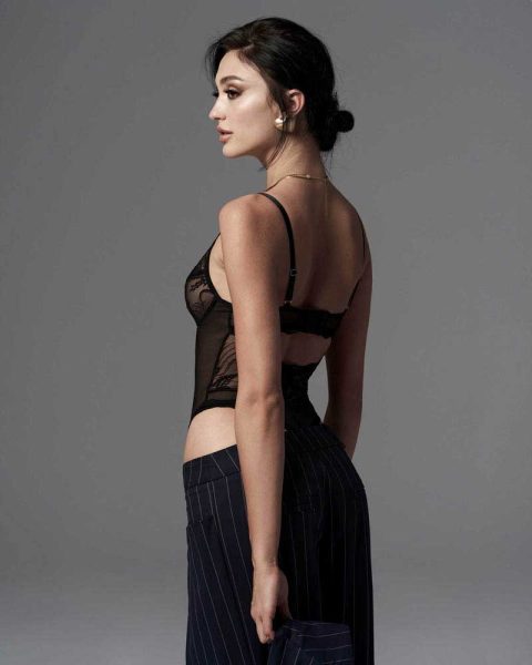 Perisia body ouvert - Noir